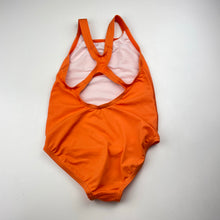 Load image into Gallery viewer, Girls Speedo, orange swim one-piece, GUC, size 7,  