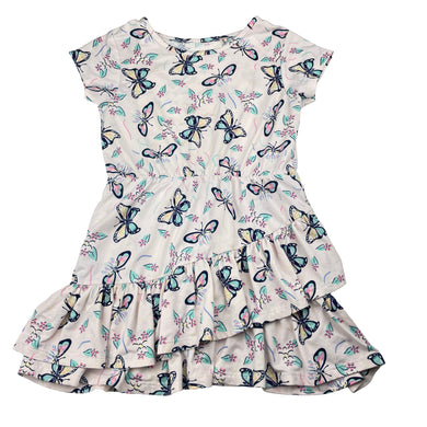 Girls Mango, soft feel lightweight dress, marks on chest, FUC, size 5, L: 54cm