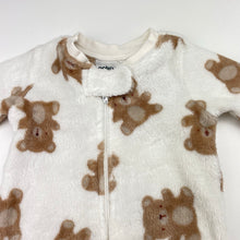Load image into Gallery viewer, Unisex Anko, soft fleece zip coverall / romper, EUC, size 0000,  