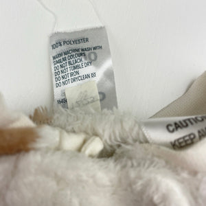 Unisex Anko, soft fleece zip coverall / romper, EUC, size 0000,  