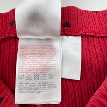 Load image into Gallery viewer, Girls LC Waikiki, red ribbed leggings, Inside leg: 32cm, GUC, size 2-3,  