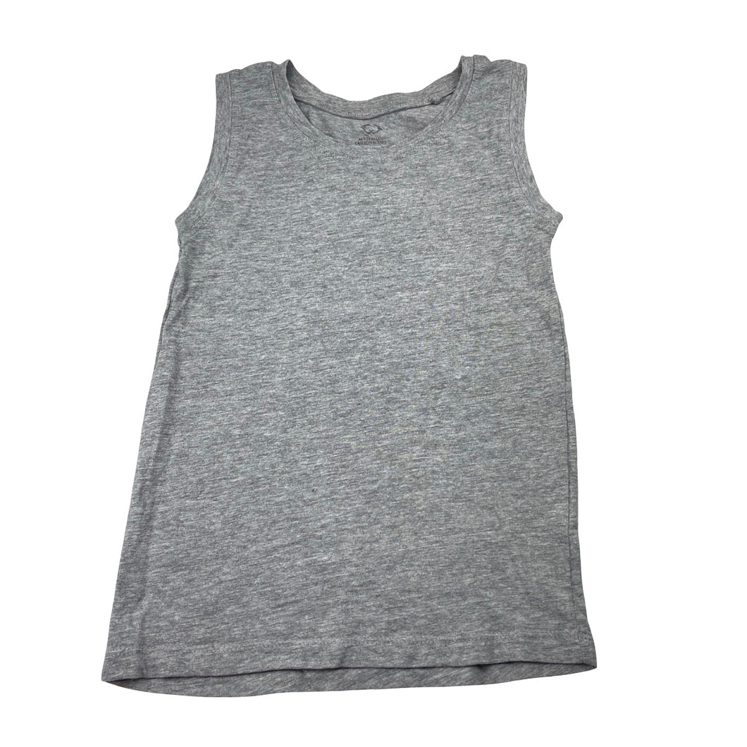 Boys Favourites, grey marle tank top, FUC, size 7,  