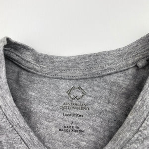 Boys Favourites, grey marle tank top, FUC, size 7,  