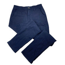 Load image into Gallery viewer, Boys Milkshake, navy stretch cotton chino pants, adjustable, Inside leg: 58cm, EUC, size 7,  