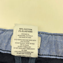 Load image into Gallery viewer, Boys Milkshake, navy stretch cotton chino pants, adjustable, Inside leg: 58cm, EUC, size 7,  