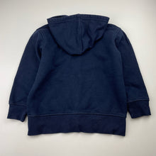 Load image into Gallery viewer, Unisex Target, navy fleece lined zip hoodie sweater, GUC, size 3-4,  