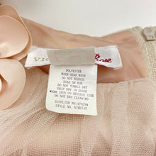 Load image into Gallery viewer, Girls Victoria Rose, light bronze formal / party dress, small marks on ribbon, FUC, size 7, L: 87cm
