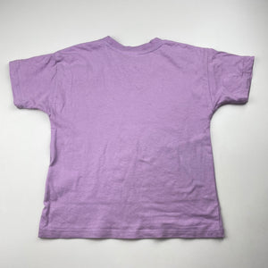 Girls Cotton On, Barbie cotton & sequin tee / top, white marks front, FUC, size 3,  