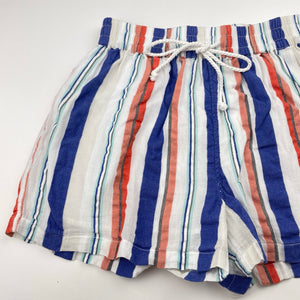 Girls Country Road, lined lightweight cotton shorts, elasticated, GUC, size 8,  