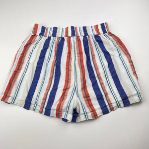 Girls Country Road, lined lightweight cotton shorts, elasticated, GUC, size 8,  