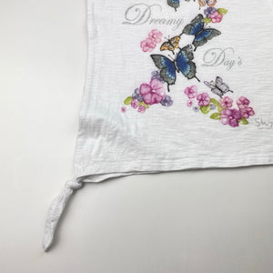 Girls WA Jacobs, cotton tee / top, butterflies, GUC, size 7-8,  