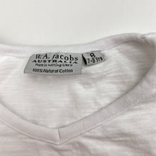 Load image into Gallery viewer, Girls WA Jacobs, cotton tee / top, butterflies, GUC, size 7-8,  