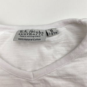 Girls WA Jacobs, cotton tee / top, butterflies, GUC, size 7-8,  