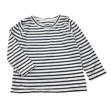 Load image into Gallery viewer, Unisex Bonds, striped Aust cotton long sleeve tee / top, FUC, size 1,  