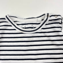 Load image into Gallery viewer, Unisex Bonds, striped Aust cotton long sleeve tee / top, FUC, size 1,  