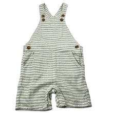Load image into Gallery viewer, Unisex Cotton On, striped viscose / linen overalls / shortalls, GUC, size 1,  