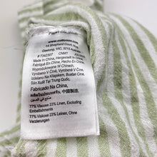 Load image into Gallery viewer, Unisex Cotton On, striped viscose / linen overalls / shortalls, GUC, size 1,  