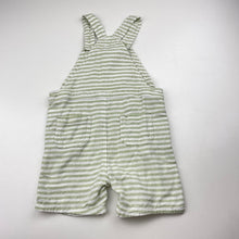 Load image into Gallery viewer, Unisex Cotton On, striped viscose / linen overalls / shortalls, GUC, size 1,  
