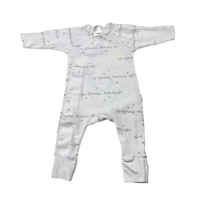 Unisex Bonds, stretchy cozysuit coverall / romper, EUC, size 00000,  