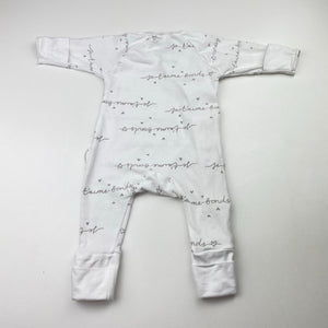 Unisex Bonds, stretchy cozysuit coverall / romper, EUC, size 00000,  