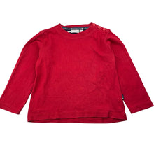 Load image into Gallery viewer, Boys JoJo Maman Bebe, cotton long sleeve top, wash fade &amp; marks right sleeve, FUC, size 4-5,  