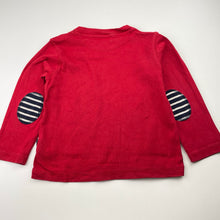 Load image into Gallery viewer, Boys JoJo Maman Bebe, cotton long sleeve top, wash fade &amp; marks right sleeve, FUC, size 4-5,  