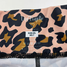 Load image into Gallery viewer, Girls Lisa Trujillo, leopard print activewear shorts, Sz: 4XL, EUC, size 14-16,  