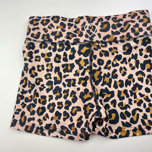 Girls Lisa Trujillo, leopard print activewear shorts, Sz: 4XL, EUC, size 14-16,  