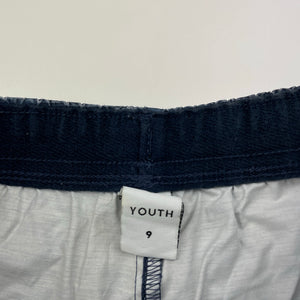 Boys Target, cotton blend board shorts, elasticated, GUC, size 9,  