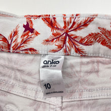 Load image into Gallery viewer, Girls Anko, stretch cotton shorts, adjustable, GUC, size 10,  