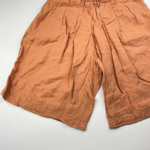 Load image into Gallery viewer, Girls Zara, linen blend culottes / shorts, elasticated, EUC, size 11-12,  