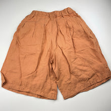 Load image into Gallery viewer, Girls Zara, linen blend culottes / shorts, elasticated, EUC, size 11-12,  