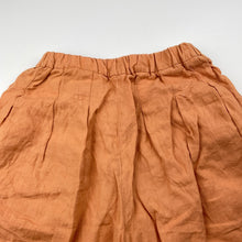 Load image into Gallery viewer, Girls Zara, linen blend culottes / shorts, elasticated, EUC, size 11-12,  