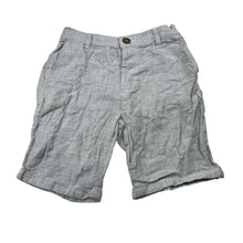 Load image into Gallery viewer, Boys Next, grey linen / cotton shorts, adjustable, EUC, size 6-7,  