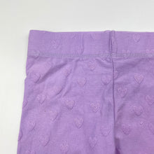 Load image into Gallery viewer, Girls Cotton On, purple bike shorts, elasticated, GUC, size 5,  