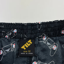 Load image into Gallery viewer, Boys Tilt, lightweight pyjama shorts, gaming, GUC, size 12,  