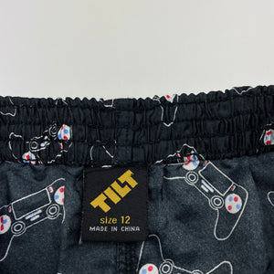 Boys Tilt, lightweight pyjama shorts, gaming, GUC, size 12,  