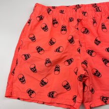 Load image into Gallery viewer, Boys Favourites, fluoro board shorts, elasticated, skulls, GUC, size 12,  