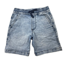 Load image into Gallery viewer, Boys Target, stretch knit denim shorts, elasticated, GUC, size 7,  