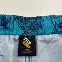 Load image into Gallery viewer, Boys Tilt, lightweight board shorts, elasticated, EUC, size 14,  