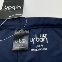 Load image into Gallery viewer, Boys Urban Tilt, navy swim shorts, elasticated, NEW, size 9,  