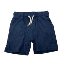Load image into Gallery viewer, Boys Anko, navy cotton shorts, elasticated, GUC, size 5,  