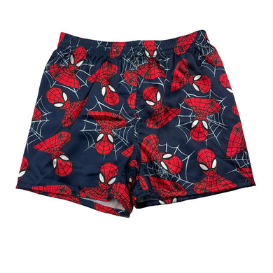Boys Marvel, Spiderman lightweight pyjama shorts, elasticated, EUC, size 4-6,  