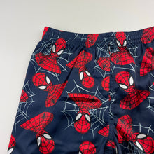 Load image into Gallery viewer, Boys Marvel, Spiderman lightweight pyjama shorts, elasticated, EUC, size 4-6,  