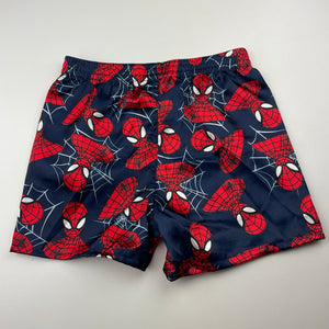 Boys Marvel, Spiderman lightweight pyjama shorts, elasticated, EUC, size 4-6,  