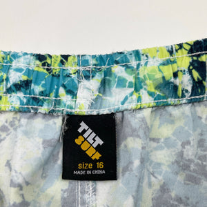 Boys Tilt, lightweight board shorts, elasticated, EUC, size 16,  