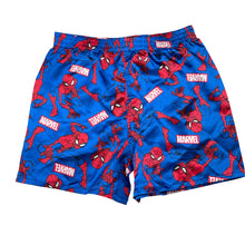 Load image into Gallery viewer, Boys Marvel, Spiderman lightweight pyjama shorts, elasticated, EUC, size 6-8,  
