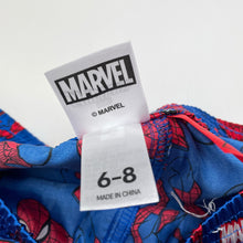 Load image into Gallery viewer, Boys Marvel, Spiderman lightweight pyjama shorts, elasticated, EUC, size 6-8,  