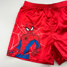 Load image into Gallery viewer, Boys Marvel, Spiderman lightweight pyjama shorts, elasticated, EUC, size 6-8,  