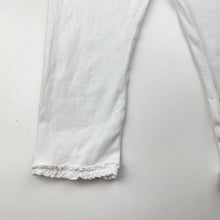 Load image into Gallery viewer, Girls H&amp;M, organic cotton blend cropped leggings, Inside leg: 30cm, FUC, size 6,  